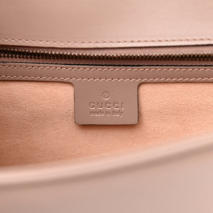 Gucci Calfskin Matelasse GG Marmont Clutch Porcelain Rose 6 of 9