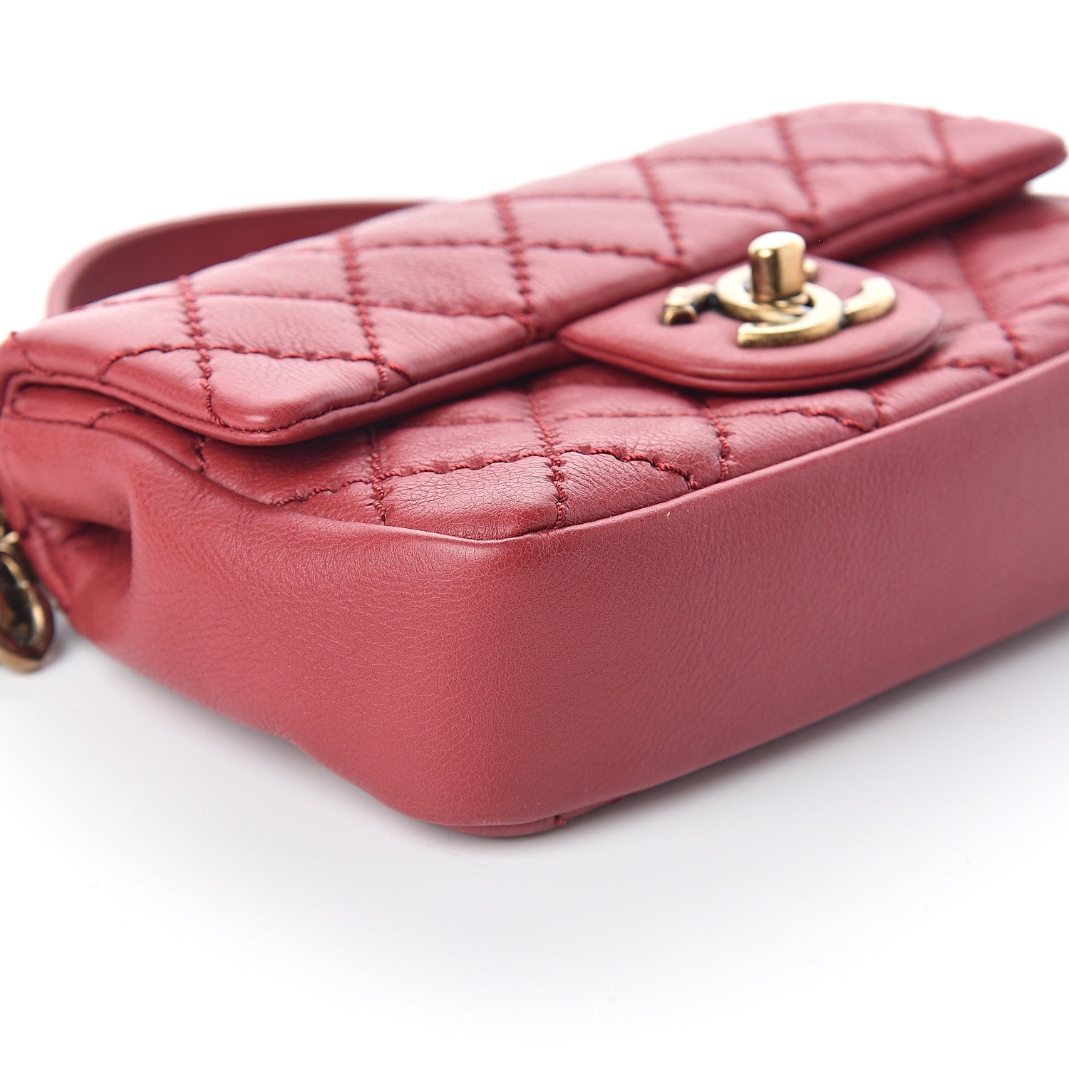 Chanel Calfskin Quilted Mini Urban Day Flap Red 7 of 8