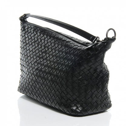 Bottega Veneta Nappa Intrecciato Small Shoulder Bag Nero Black 3 of 8
