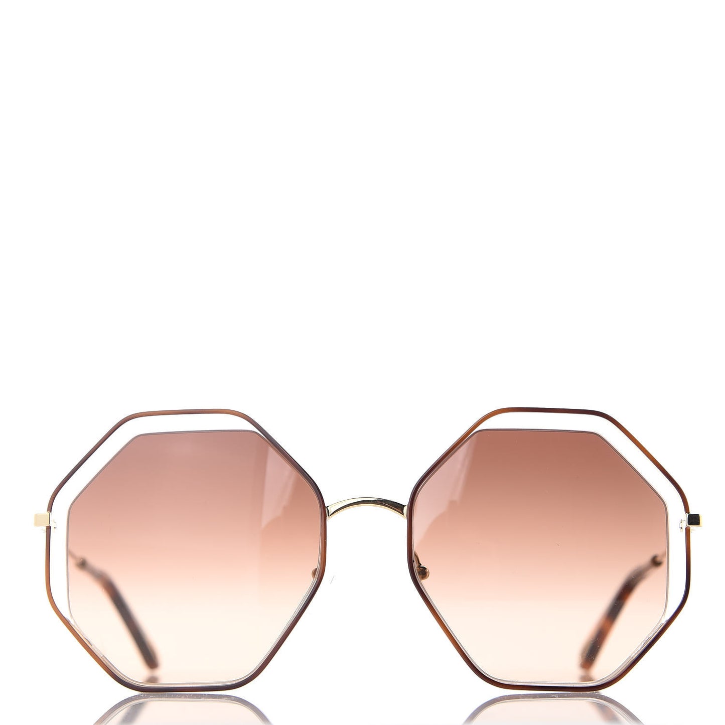 Octagonal Sunglasses CE132S Gold