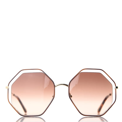 Chloe Octagonal Sunglasses CE132S Gold 4 of 7