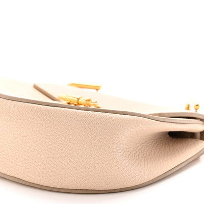 Chloe Grained Lambskin Mini Drew Shoulder Bag Abstract White 10 of 11