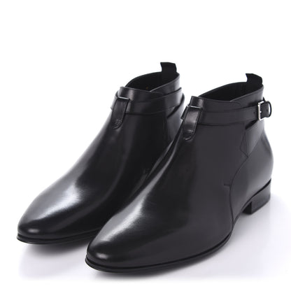Saint Laurent Calfskin Mens Ankle Boots 41 Black 3 of 10