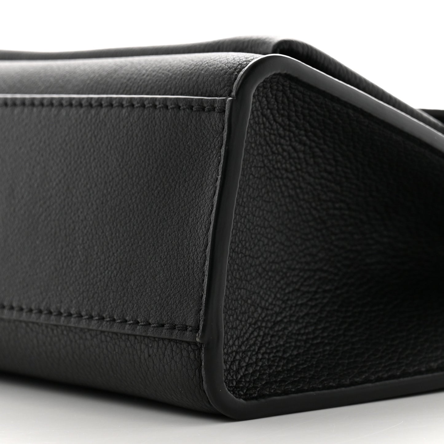 Soft Calfskin My Lockme Chain Bag BB Black