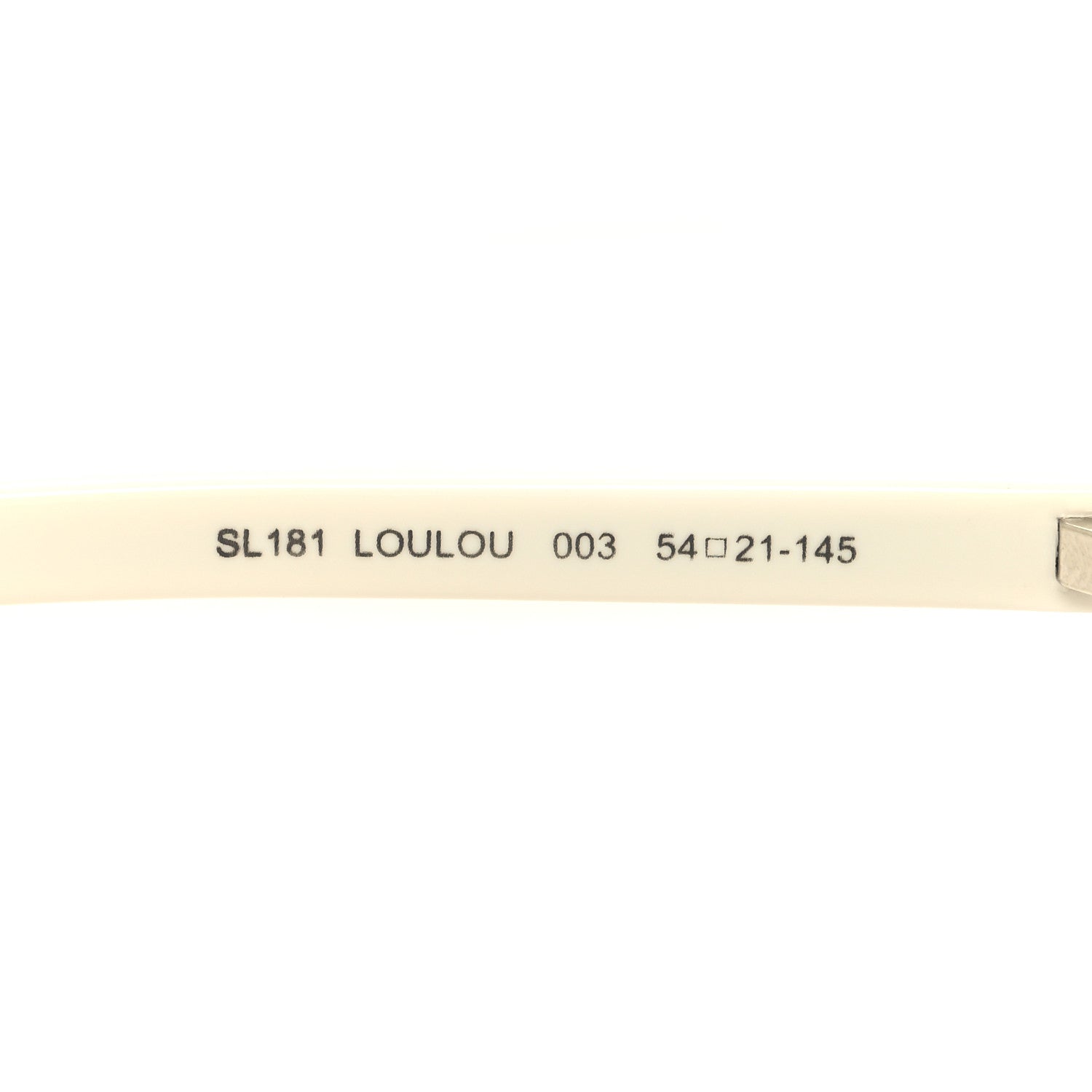 Saint Laurent Acetate Heart Frame Loulou SL181 Sunglasses White 7 of 7