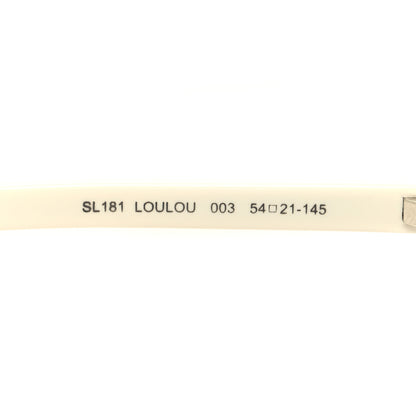 Saint Laurent Acetate Heart Frame Loulou SL181 Sunglasses White 7 of 7