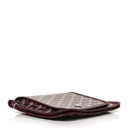 Goyard Goyardine Plumet Wallet Clutch Burgundy 3 of 11