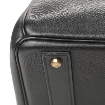 Hermes Taurillon Clemence HAC Birkin 40 Black 11 of 19
