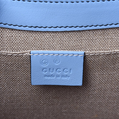 Gucci Microguccissima Medium Emily Chain Shoulder Bag Mineral Blue 9 of 11
