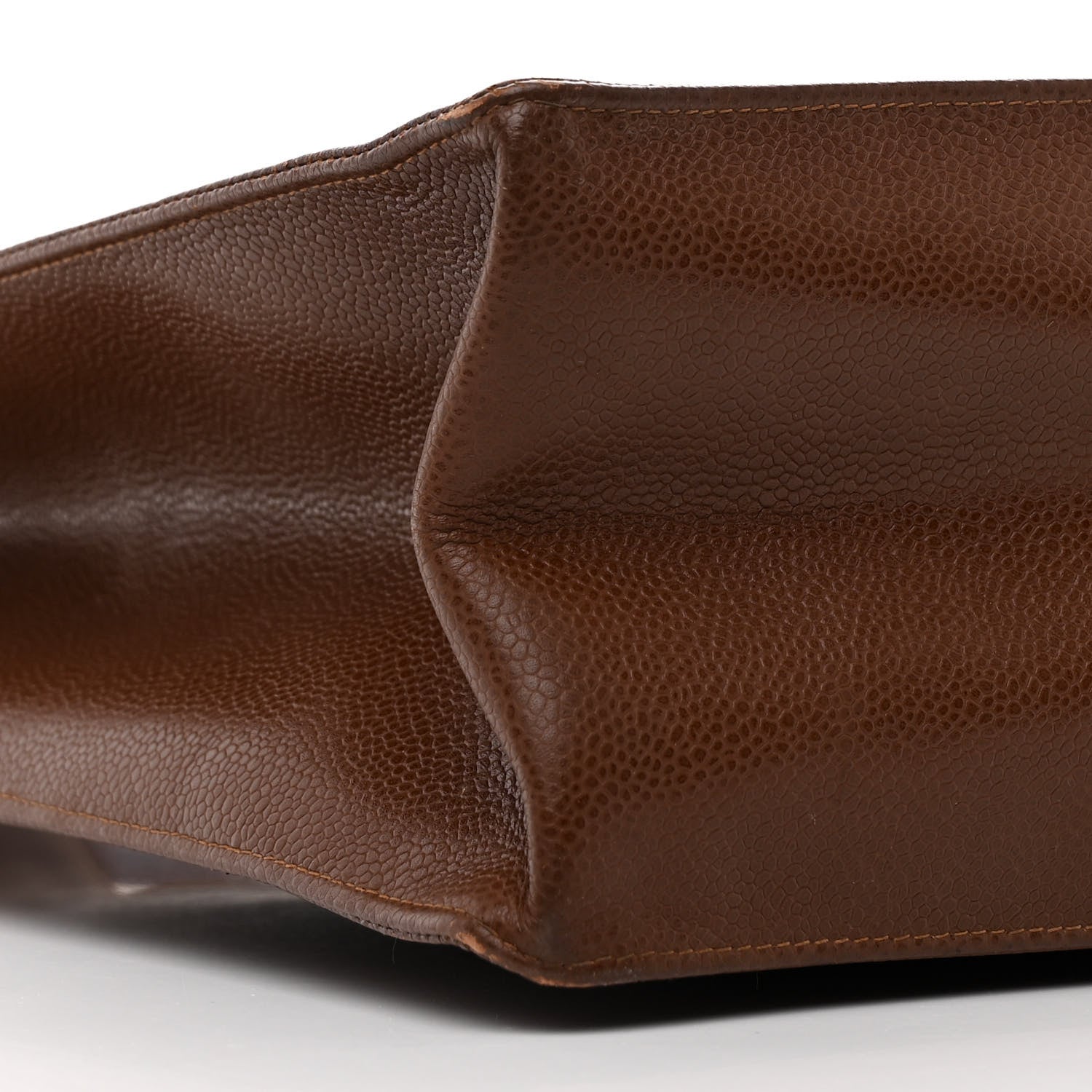 Chanel Caviar CC Tote Brown 10 of 15
