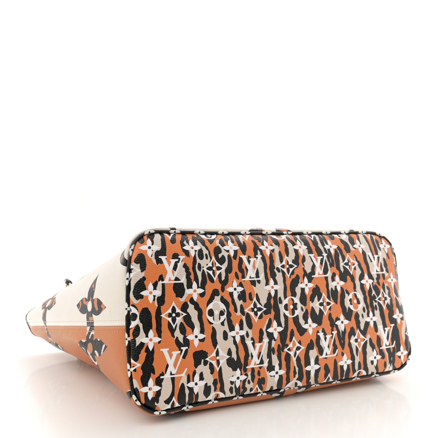 Louis Vuitton Monogram Giant Jungle Neverfull MM Ivory 5 of 13