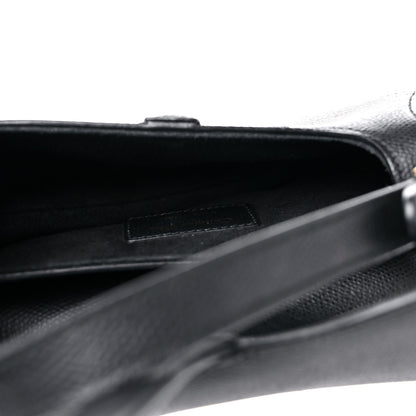 Christian Dior Grained Calfskin Mini Saddle Bag Black 5 of 10