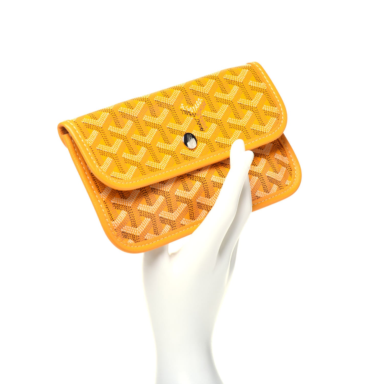 Goyard Goyardine Pouch Yellow 2 of 6