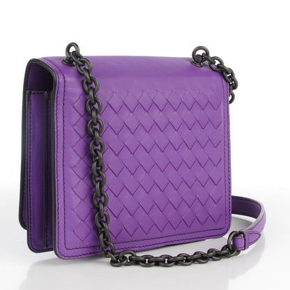 Bottega Veneta Nappa Intrecciato Shoulder Bag Byzantine 3 of 7