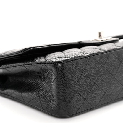 Chanel Caviar Quilted Medium Double Flap Black 9 of 10