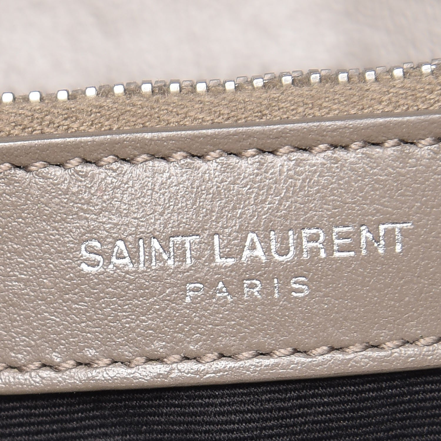 Saint Laurent Calfskin Y Quilted Monogram Medium Loulou Chain Satchel Fog 6 of 15