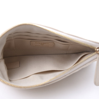 Chanel Caviar Quilted Cosmetic Case Light Beige 4 of 8