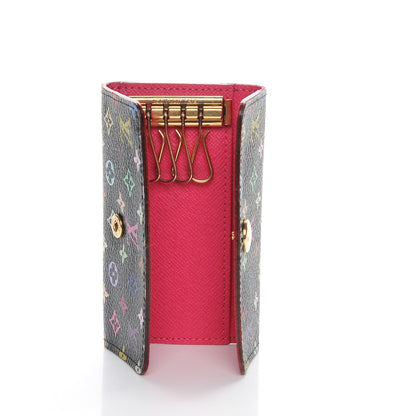 Louis Vuitton Monogram Multicolor Multicles 4 Key Holder Black Grenade 5 of 9