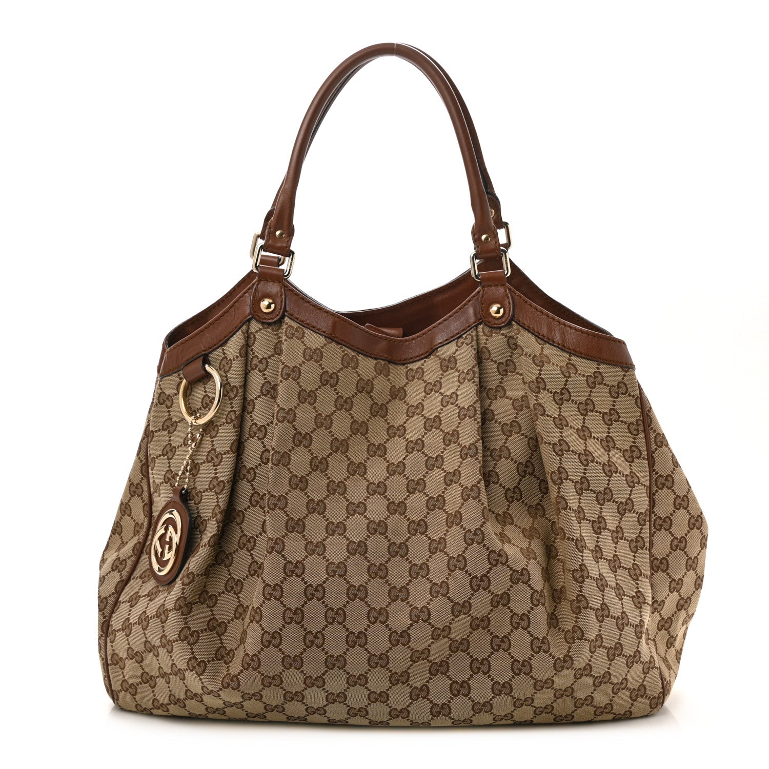 Gucci Monogram Large Sukey Tote Brown 1 of 9