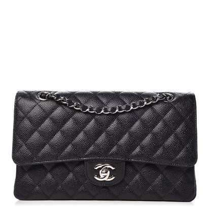 Chanel Caviar Quilted Medium Double Flap Black 1 of 8