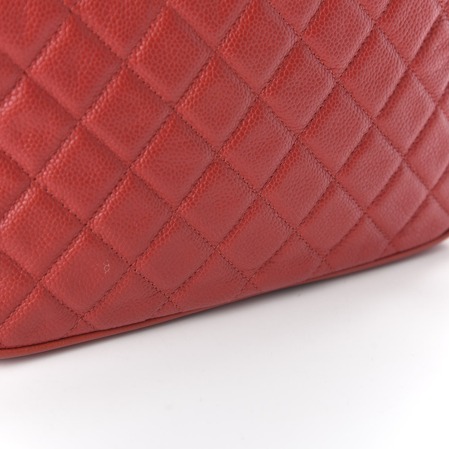 Chanel Caviar Quilted Medium Business Trip Camera Bag Red 11 of 11