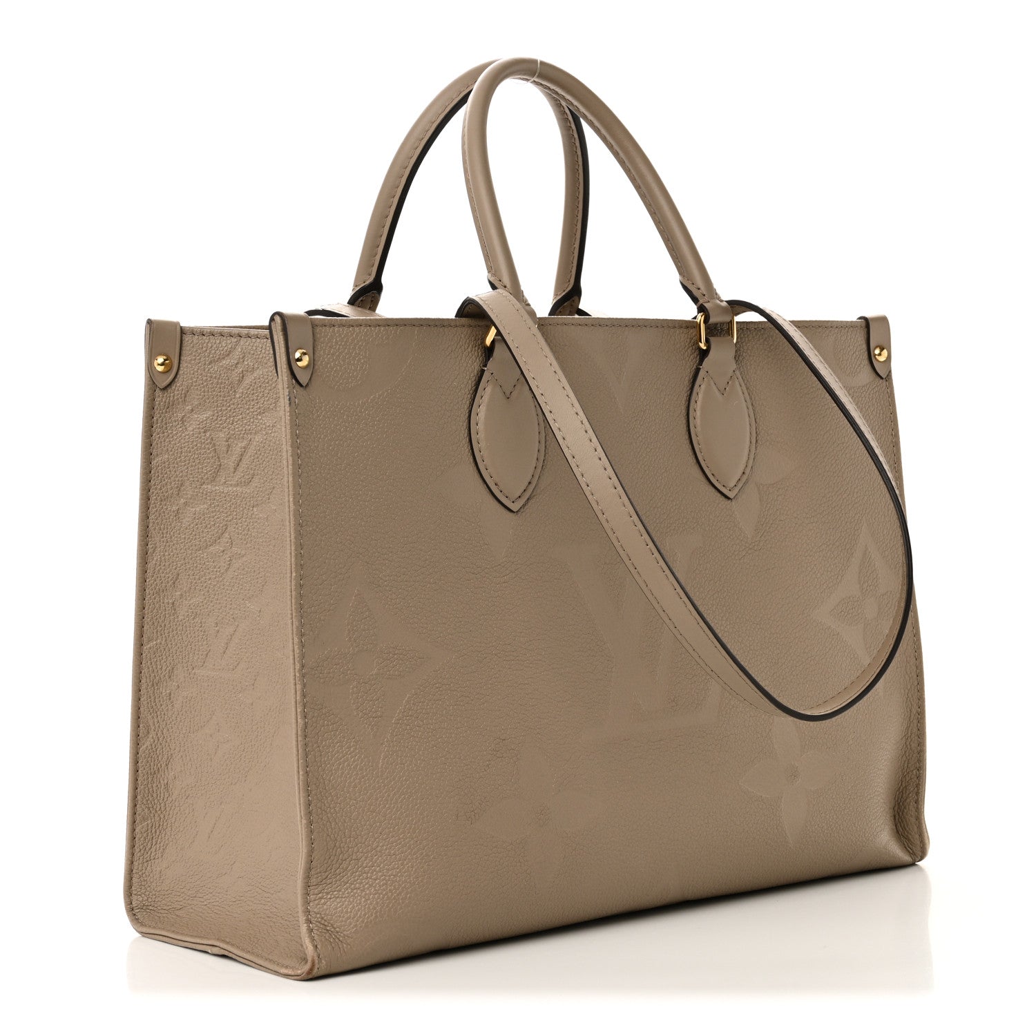Louis Vuitton Empreinte Monogram Giant Onthego MM Tourterelle 3 of 9