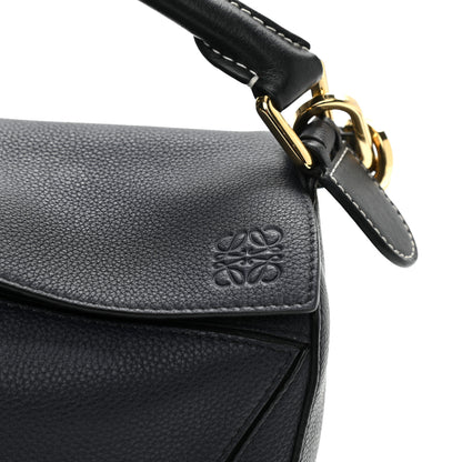Loewe Calfskin Small Puzzle Bag Midnight Blue Black 8 of 14