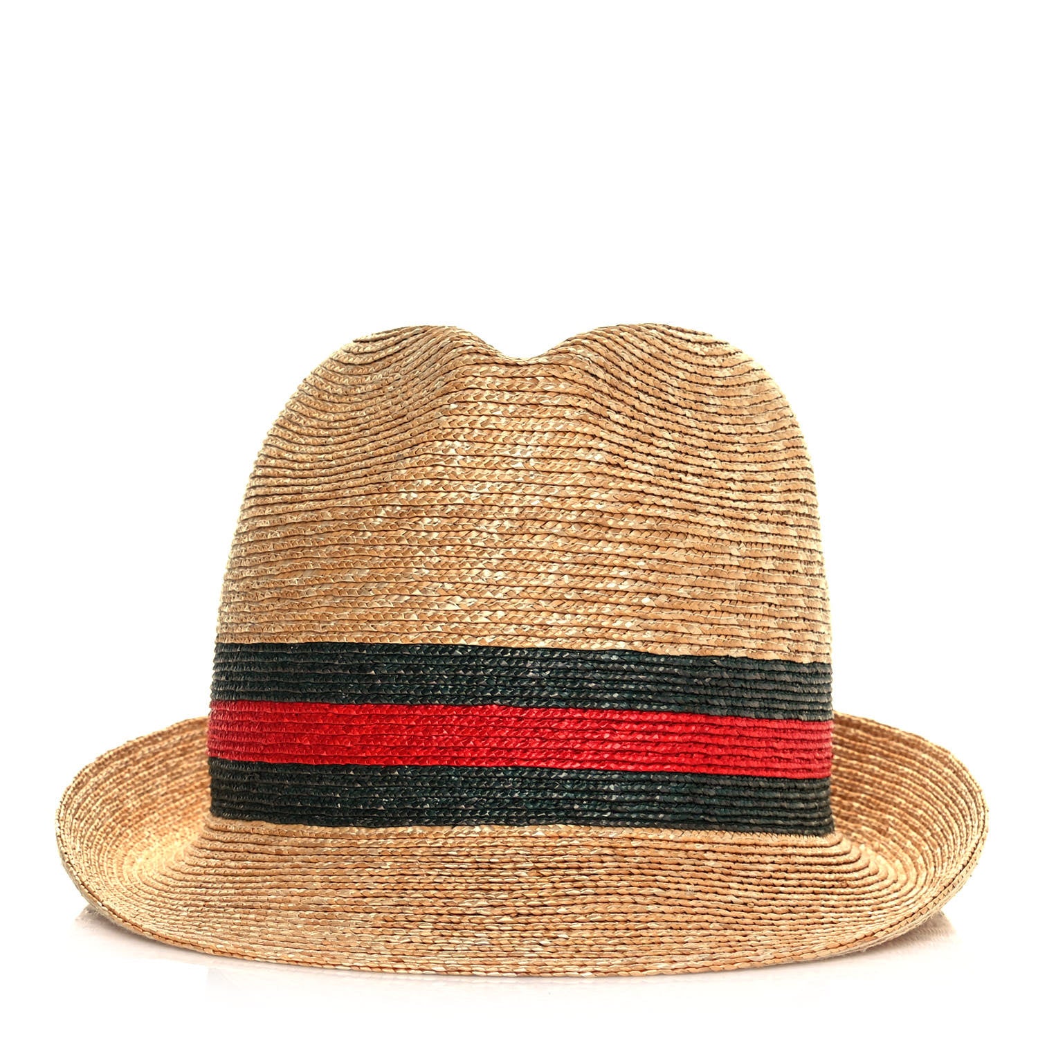Gucci Abaca Straw Web Fedora Hat S 2 of 9