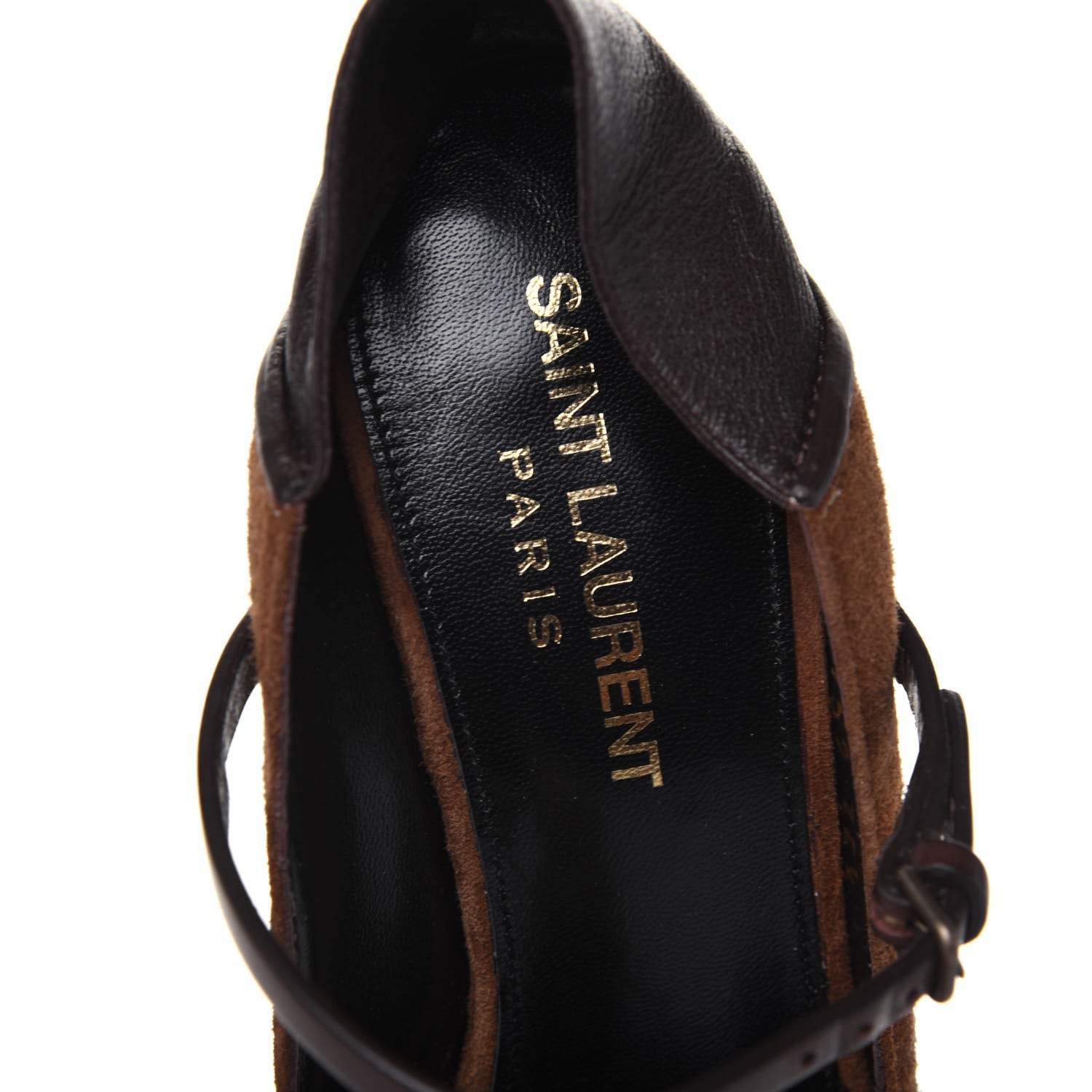 Saint Laurent Suede Majorelle 105 Pumps 35.5 Moro Coffee 7 of 14