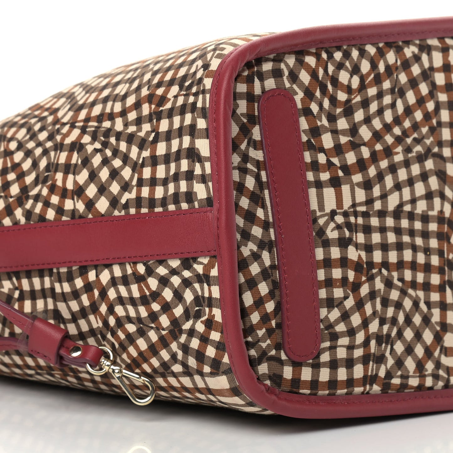 Visetos Medium Liz Reversible Shopper Tote Beige Red