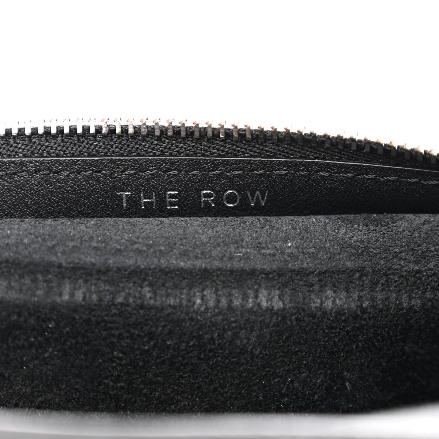 Grained Calfskin Small Slouchy Banana Bag Black