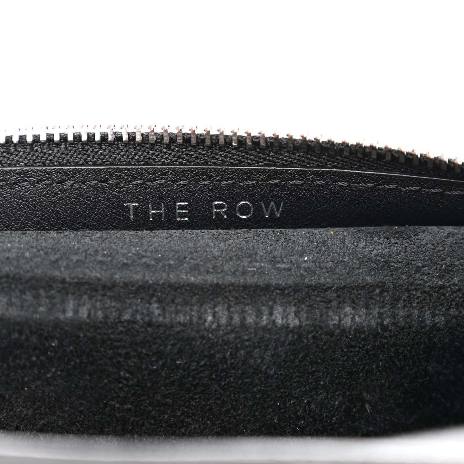 The Row Grained Calfskin Small Slouchy Banana Bag Black 7 of 11