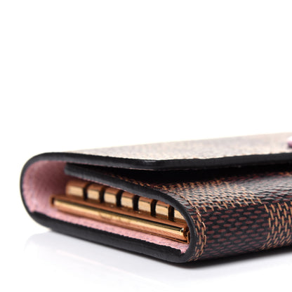 Louis Vuitton Damier Ebene Multicles 6 Key Holder Rose Ballerine 8 of 10