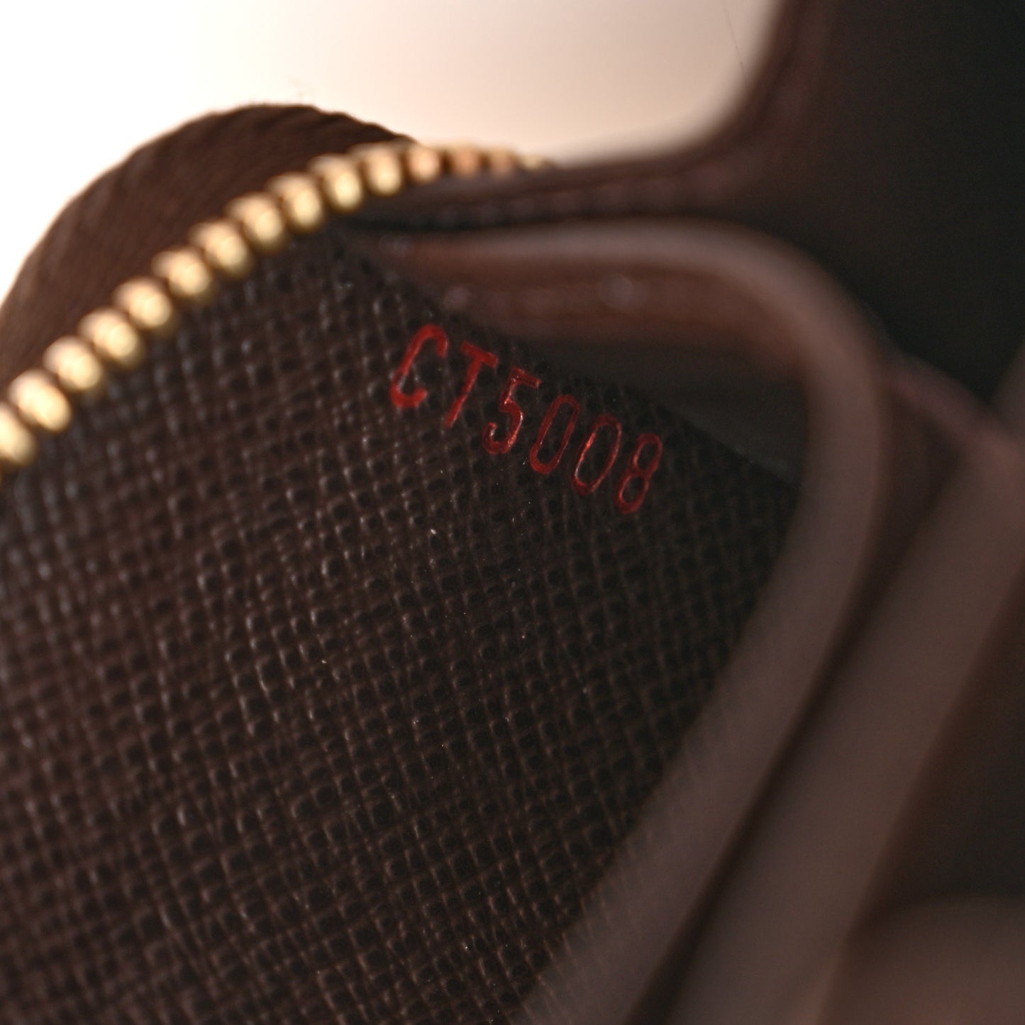 Damier Ebene Zippy Coin Purse