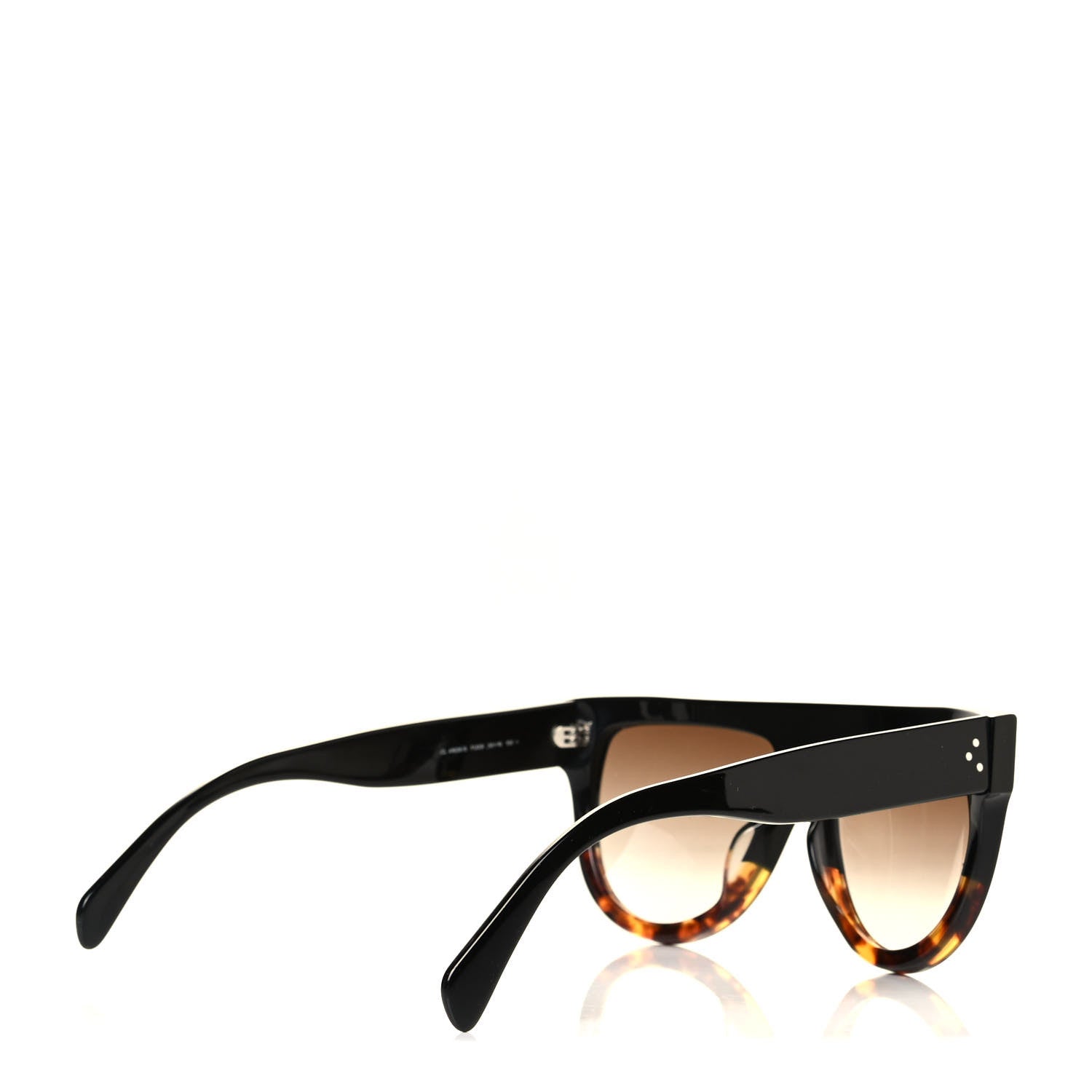 Celine Shadow Sunglasses CL 41026/S Black Havana 4 of 6