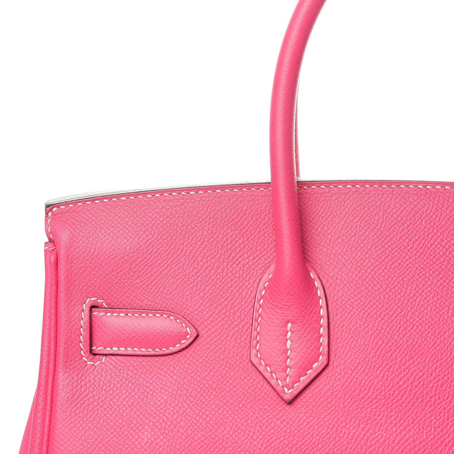 Hermes Epsom Candy Birkin 30 Rose Tyrien Rubis 28 of 30