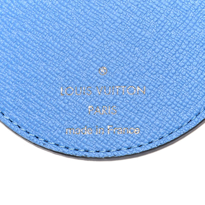 Louis Vuitton Monogram 2021 Christmas Animation China Wall Bag Charm Key Ring Myosotis Blue 3 of 6