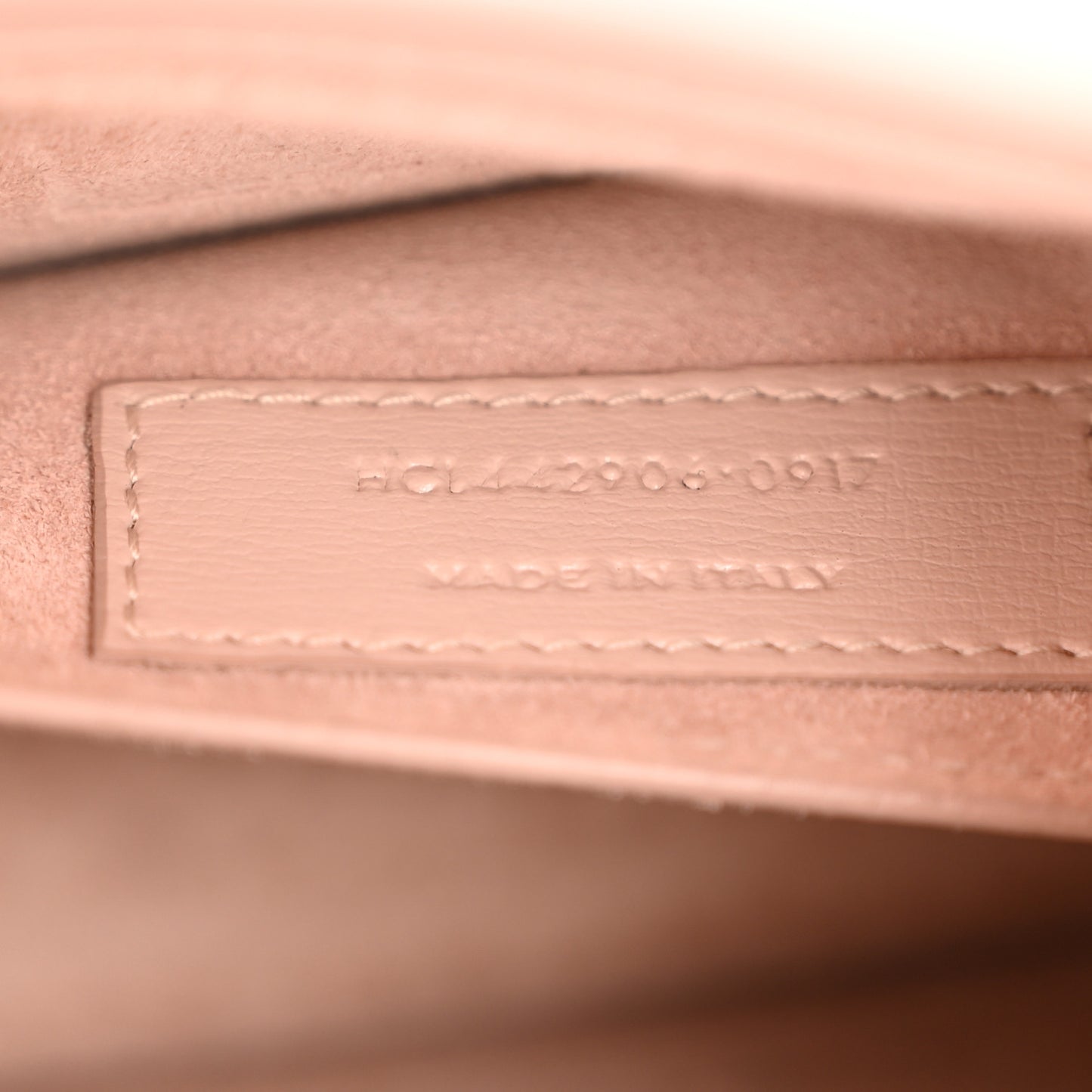 Calfskin Medium Monogram Sunset Marble Pink