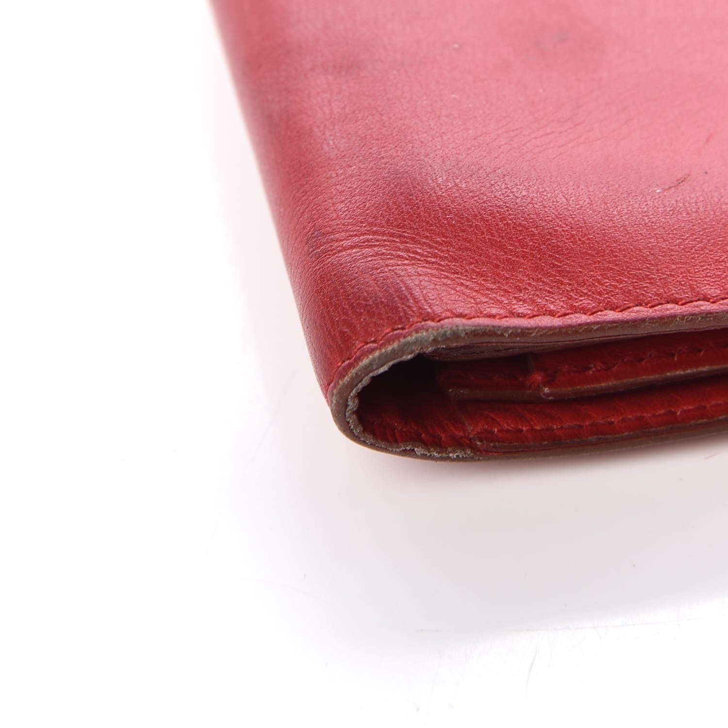 Hermes Box Cadena Wallet Rouge Vif 26 of 29