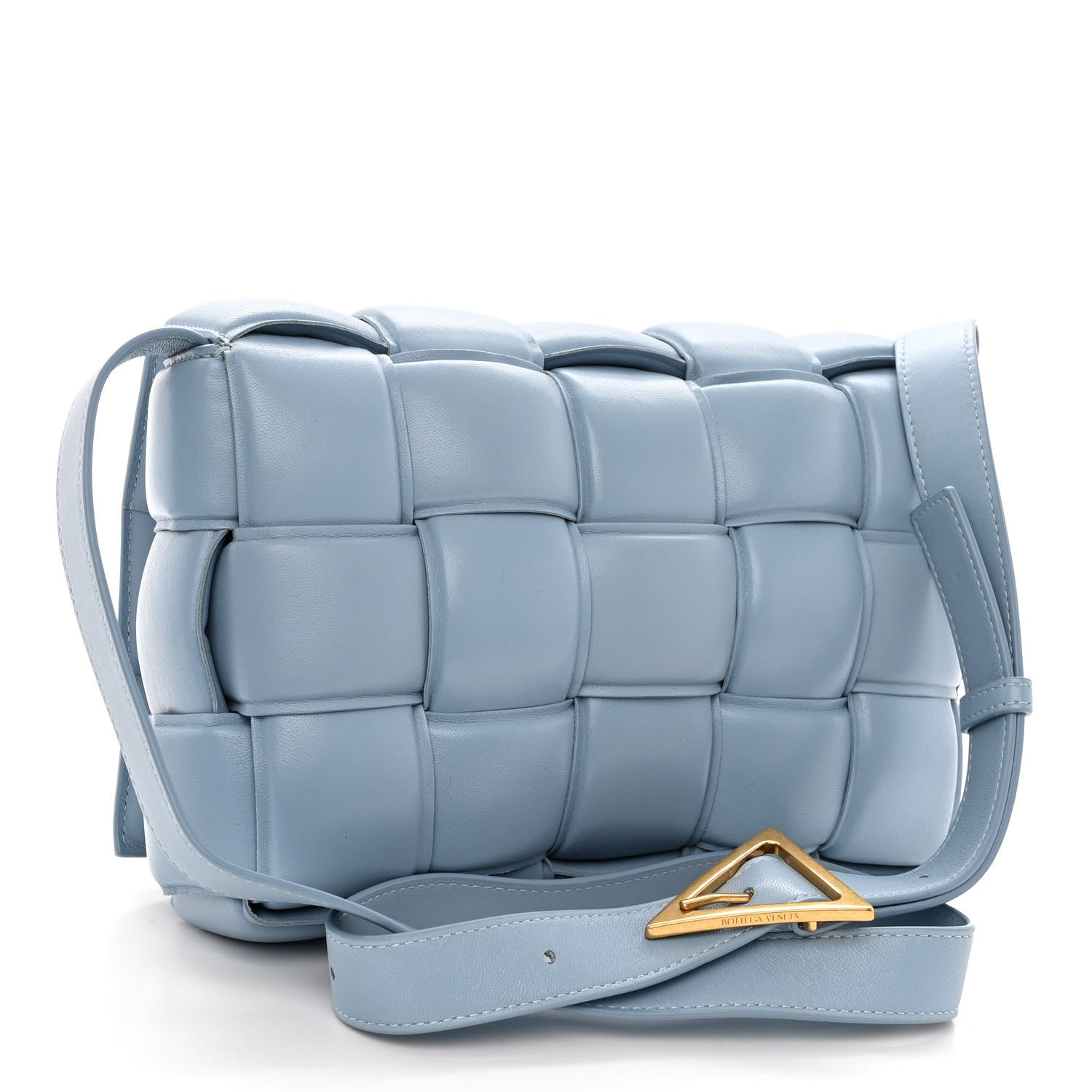 Bottega Veneta Nappa Maxi Intreccio Padded Cassette Crossbody Bag Ice 3 of 10