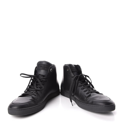Louis Vuitton Calfskin Damier Graphite High Top Sneakers 9.5 5 of 10