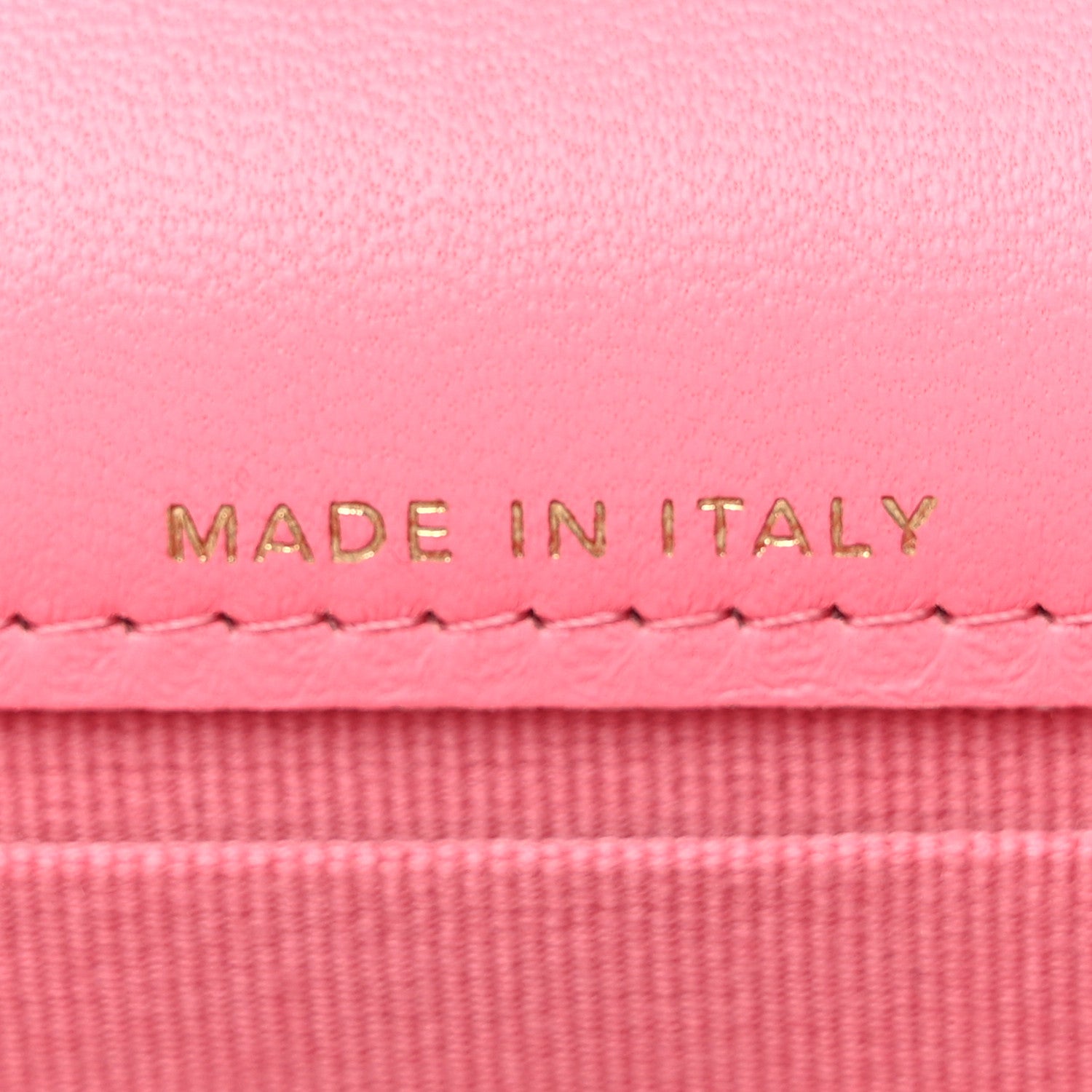 Chanel Lambskin Quilted CC Hook Card Holder Pink 7 of 9