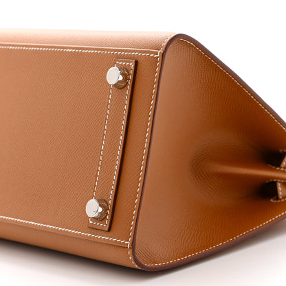 Hermes Epsom Birkin Sellier 25 Gold 10 of 11