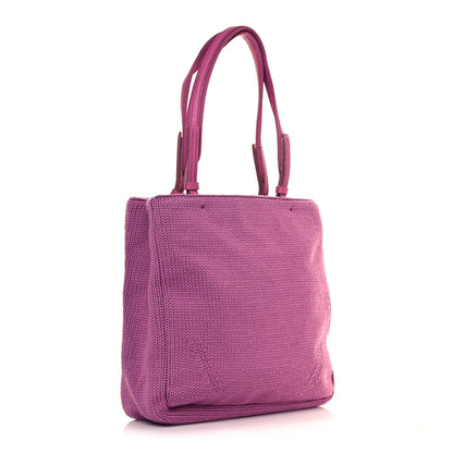 Prada Tessuto Wool Tote Pink 3 of 14