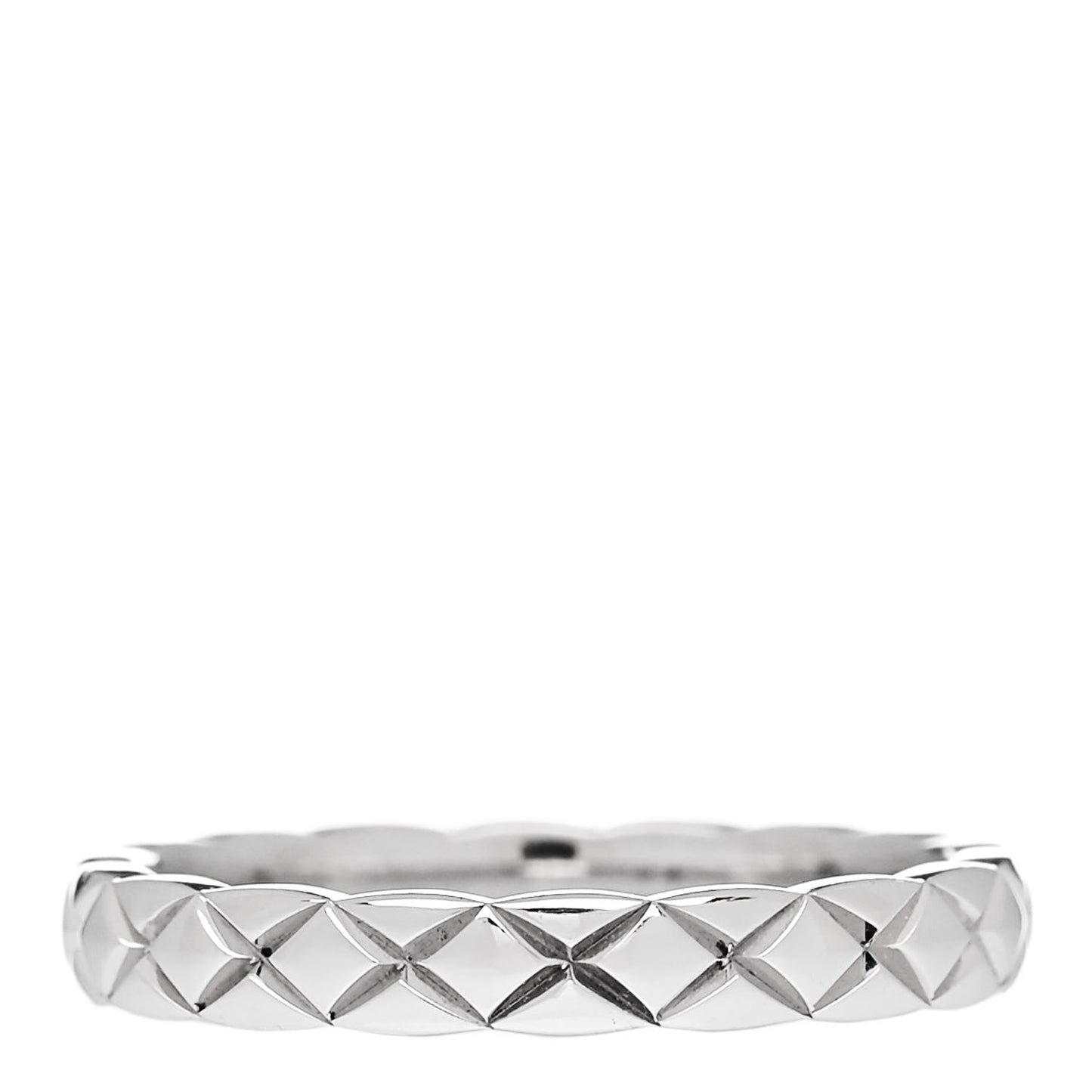 Platinum Diamond Mini Coco Crush Ring 49 4.75