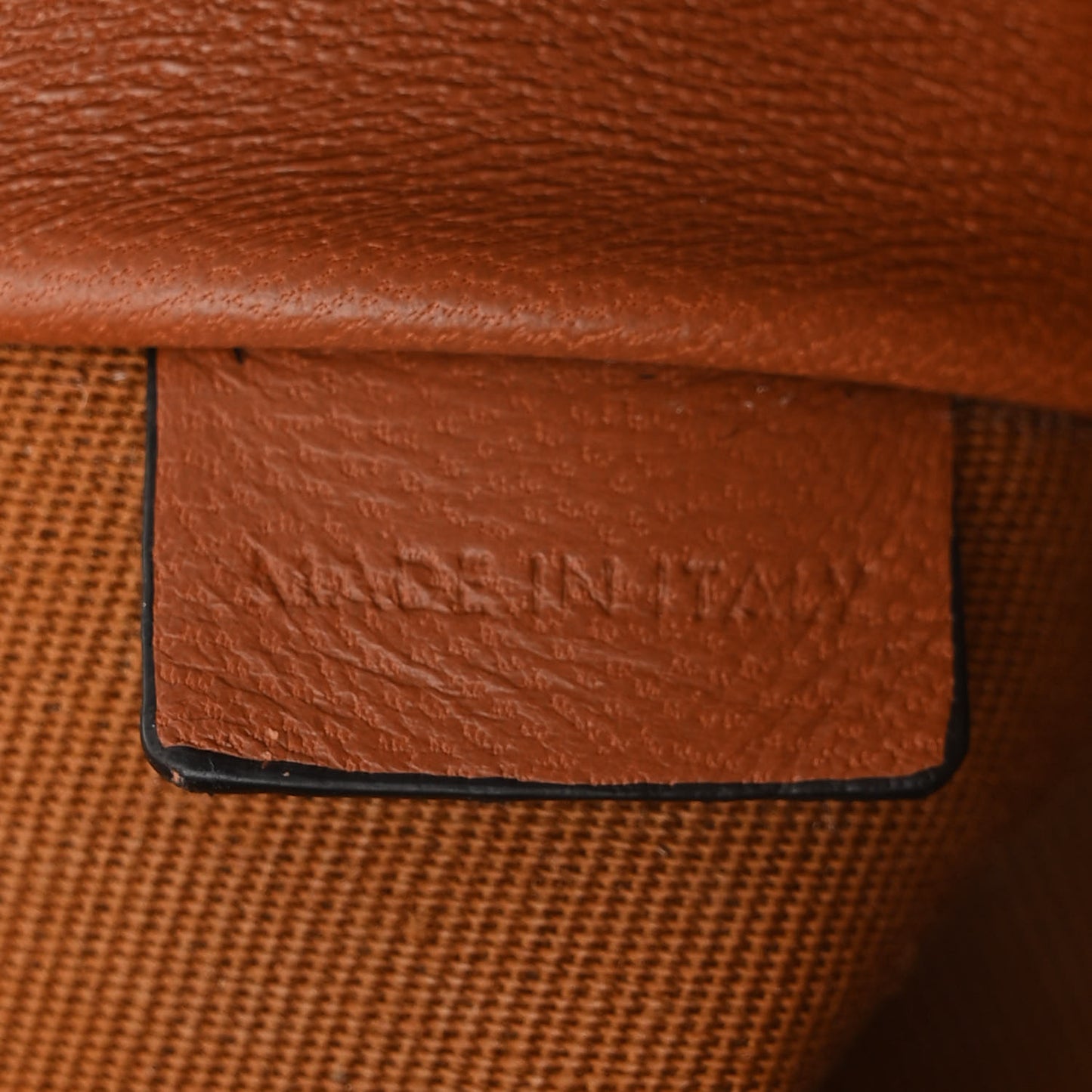 Triomphe Canvas Lambskin Clutch On Chain Tan