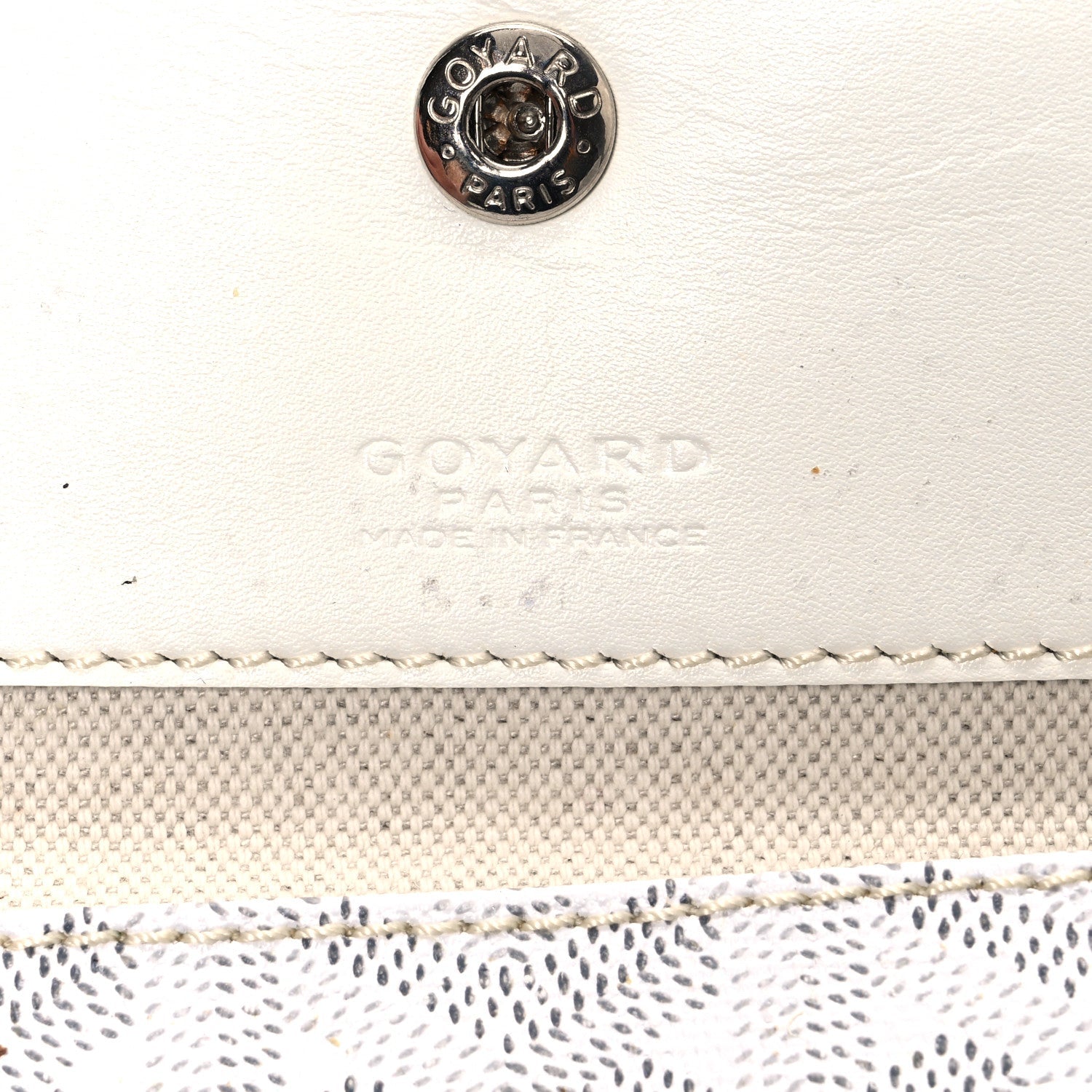 Goyard Goyardine Saint Louis PM White 7 of 15