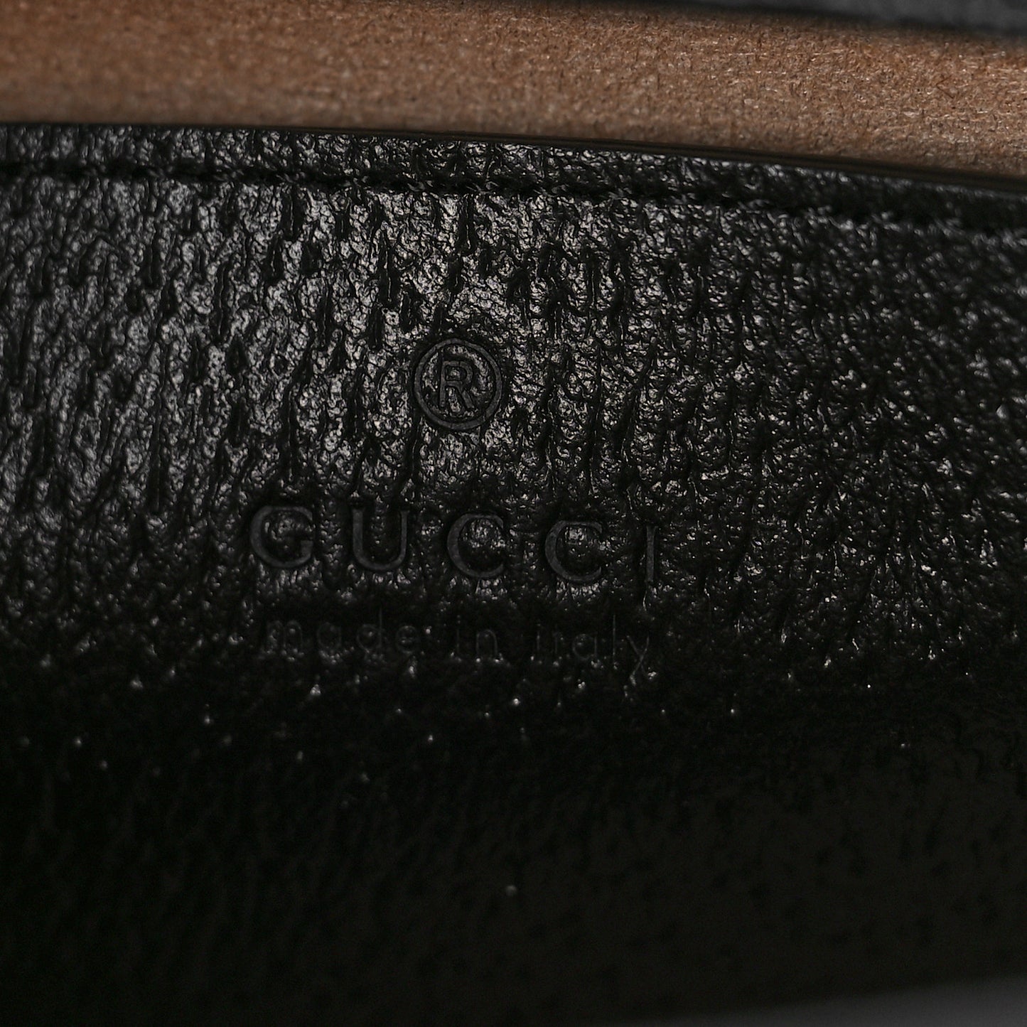 Textured Dollar Calfskin Web Small Diana Tote Bag Black Dusty Grey