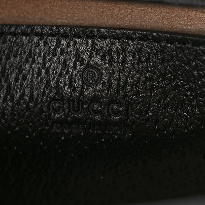 Gucci Textured Dollar Calfskin Web Small Diana Tote Bag Black Dusty Grey 6 of 8