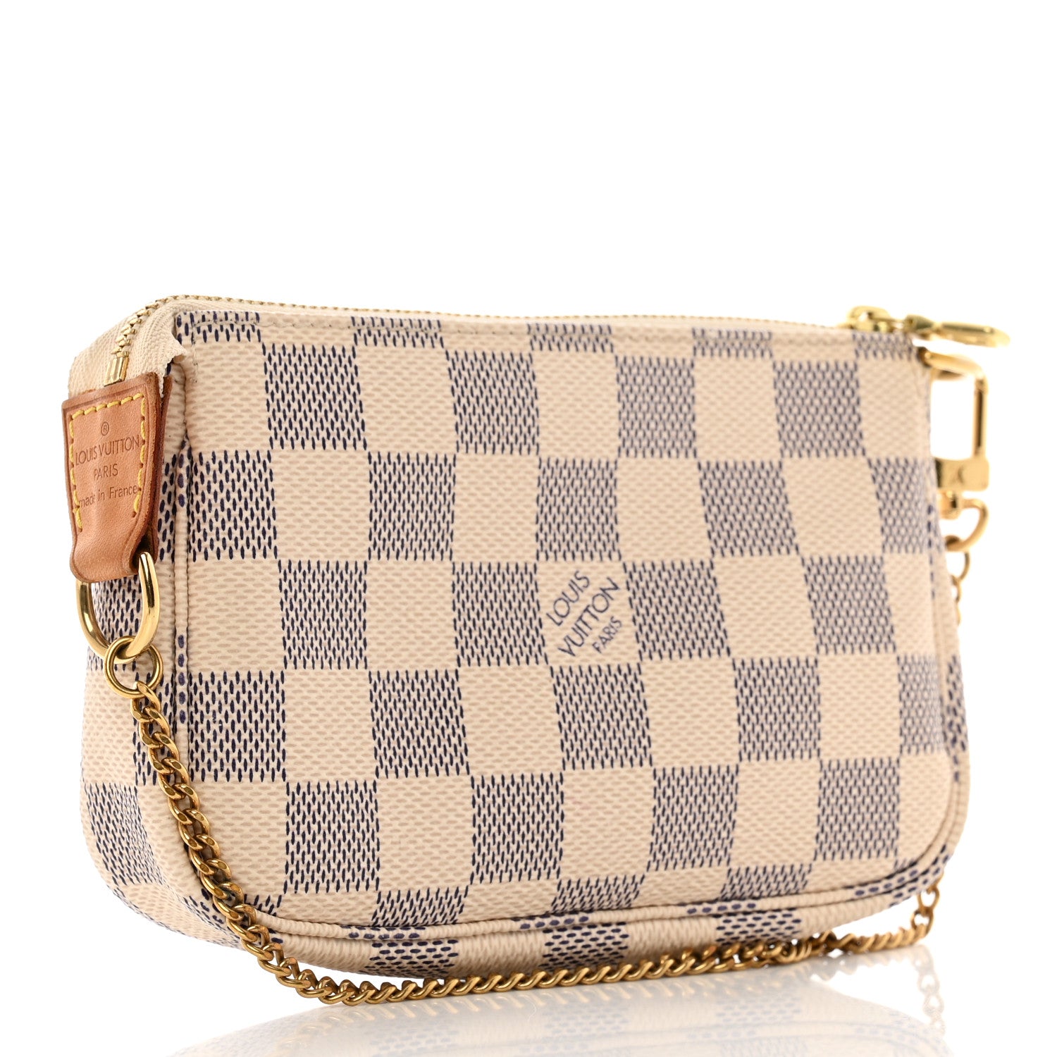 Louis Vuitton LOUIS VUITTON Damier Azur Mini Pochette Accessories 2 of 6